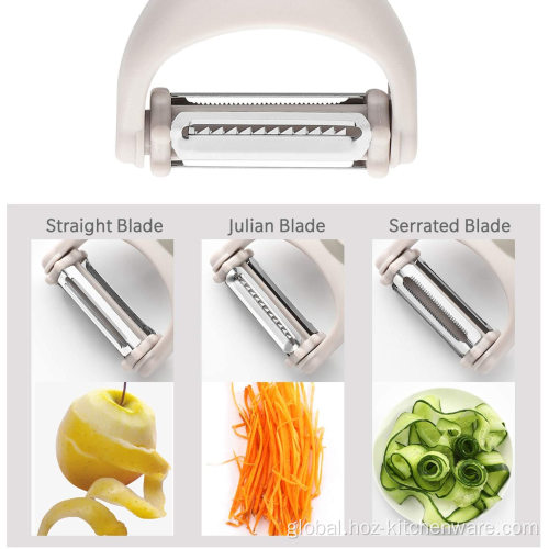 Stainless Steel Vegetable Peeler Fruit Kitchen 4 in 1 Vegetable Peelers Manufactory